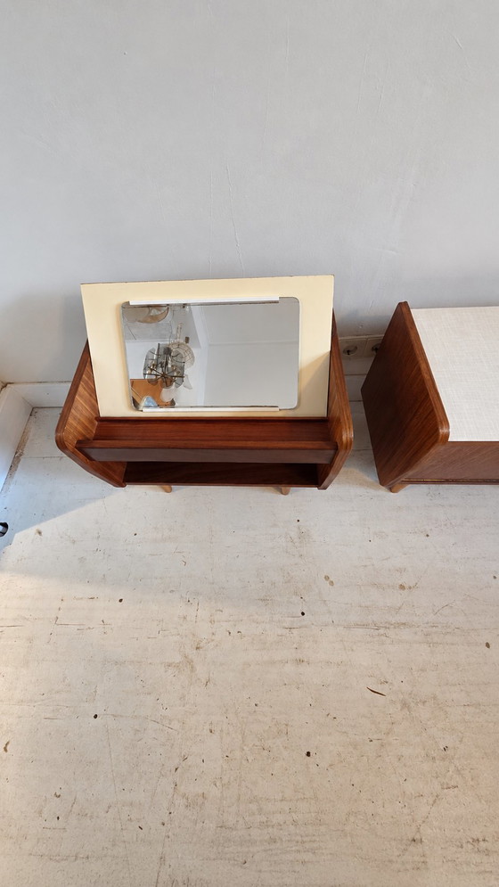 Comodini Vintage Mid-Century – Brass, Wood (photo 5 of 5)