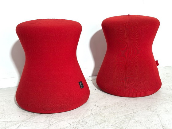 2 sgabelli ergonomici Löffler Fungo - Maglia rossa - ErgoTop - Design tedesco – Textile (photo 4 of 6)