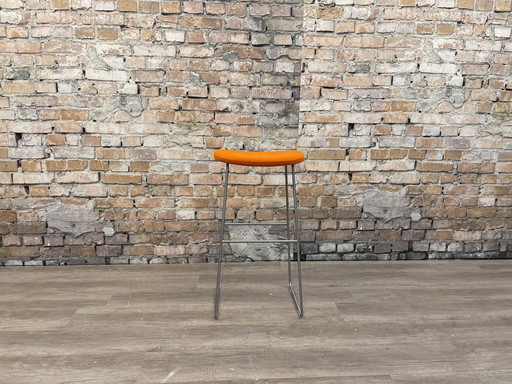 Cappellini Hi Pad Stool Oranje