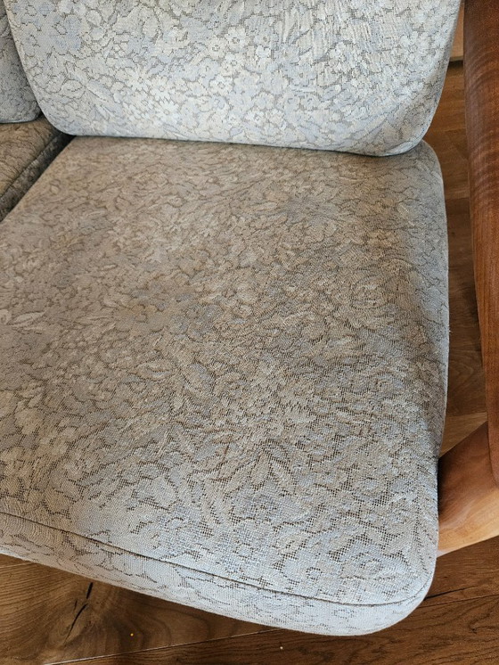 Image 1 of Mid-Century Design-Ikonen: Komplettes 4-teiliges Set - 2 Knoll Collection Sessel, 1 Sofa 3er & Couchtisch in gutem Zustand