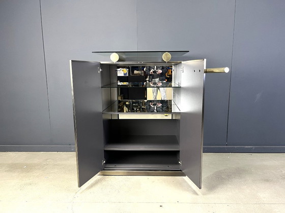 Image 1 of Postmodern bar cabinet by Belgochrom, 1980s