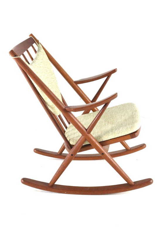 Image 1 of Frank Reenskaug per Bramin sedia a dondolo modello 182 vintage