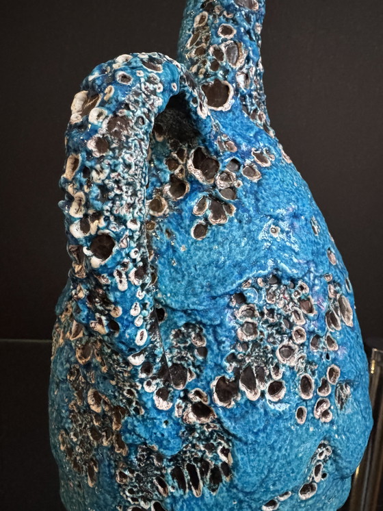Image 1 of Brocca in ceramica con schiuma Vallauris, anni '60