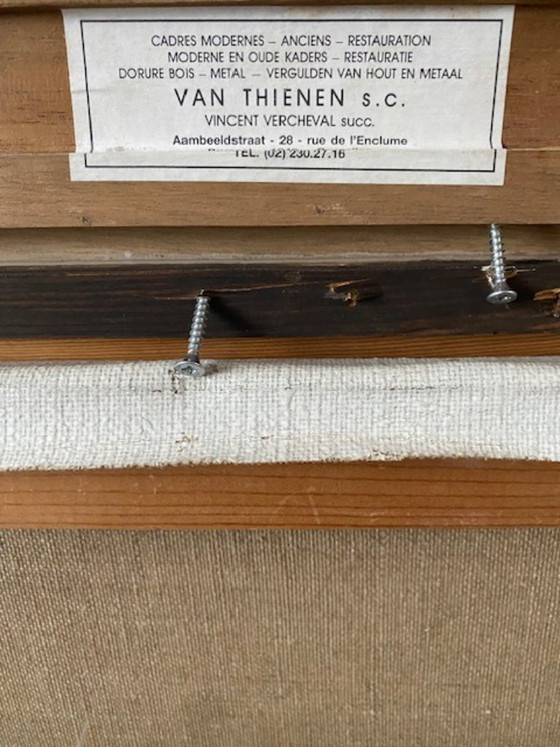 Vissersboten in Haven Oostende – A. De Deken, Kunst, Wood, Canvas (photo 4 of 13)