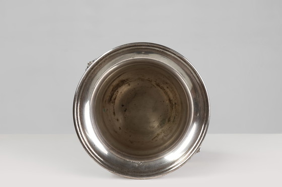 Image 1 of Secchiello per champagne in rame placcato argento, Francia, metà secolo, 1890