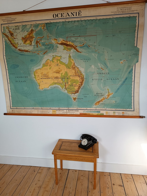 Image 1 of School map: Dutch East Indies, Australia, Oceania