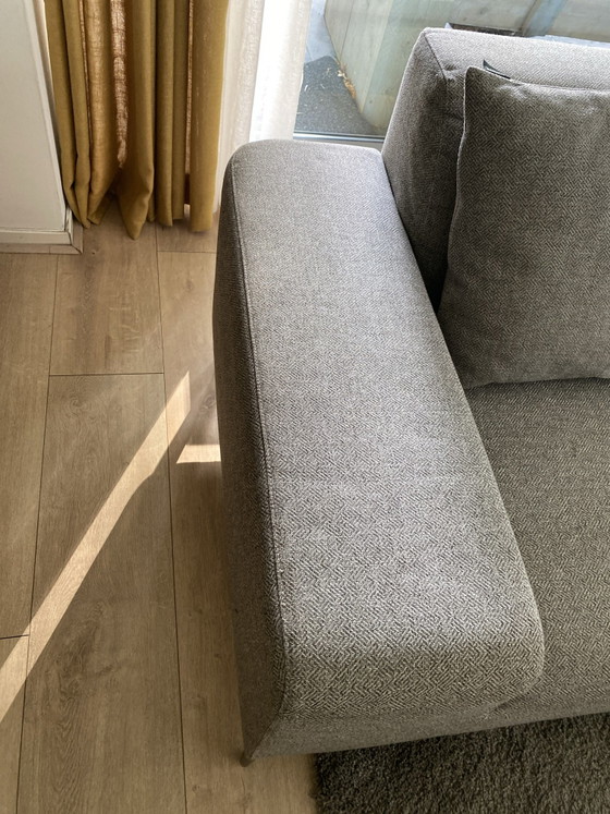 Canapé d'angle Koozo, Canapés 3 places, Textile, Polyester, Taupe (photo 4 sur 5)