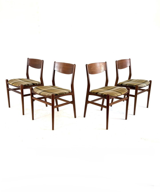 Image 1 of 4x vintage Danish dining chair '60
