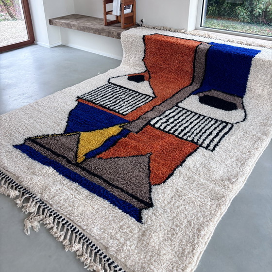 Image 1 of Handgeweven Berber Vloerkleed 100% Wol