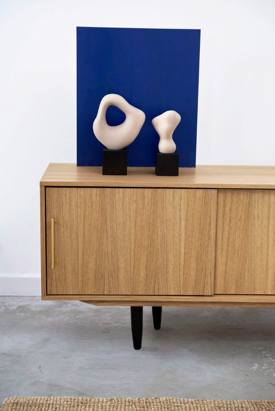 Image 1 of Buffet en chêne trois tiroirs D-S04