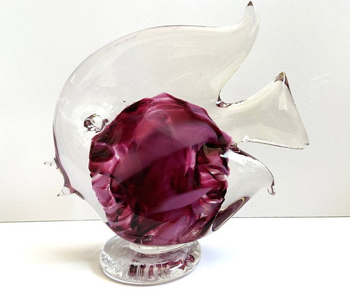 Escultura Sujeto Figura Conejo Zoomorfo en Vidrio Hecho en Malta Mdina Arte Decorativo