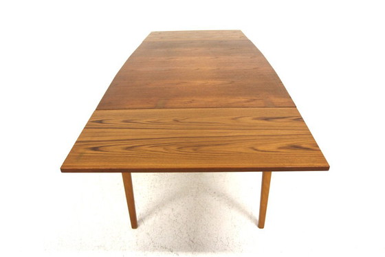 Teak Dining Table, Sweden, 1960, Mid Century Modern (photo 2 of 7)