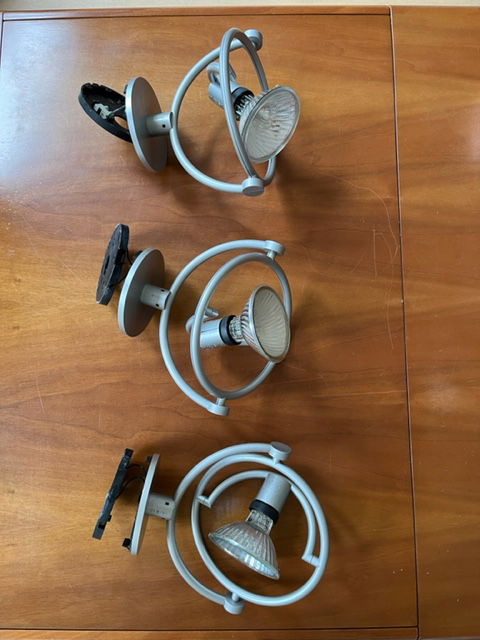 3x faretti da soffitto/parete Fariuno di Cini&amp;Nils