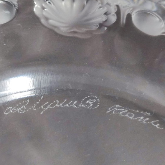 1970s Lalique Crystal "Tokyo" Table Lighter Signed. Made in France, Decorative Objects, Transparent (photo 10 of 10)