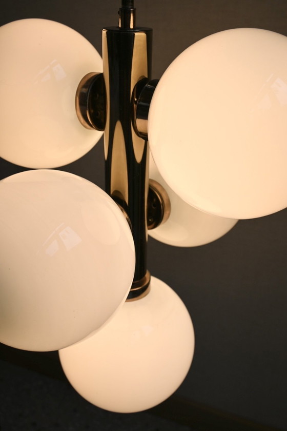 Image 1 of Lampada a globo massiccia, probabilmente degli anni '80