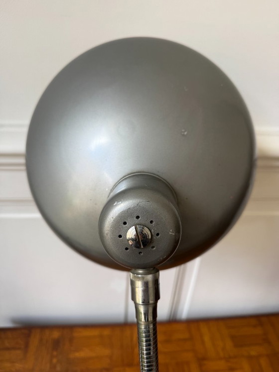 Image 1 of Lampe d'atelier en métal industrielle - Style Karl Lang, années 50/60