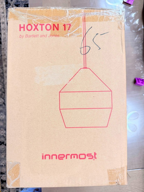 Image 1 of Innermost Hoxton 17 hanglamp wit/goud, nieuw in verzegelde doos, adviesprijs £210