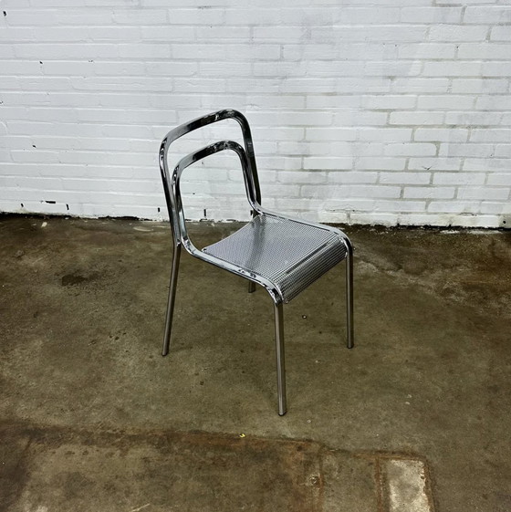 Image 1 of 3x Sedia Arrben - completamente cromata, anni '70, ottime condizioni