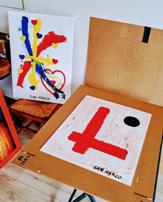 Image 1 of Enzo SAN MARCO - Sorella - Artist's painting