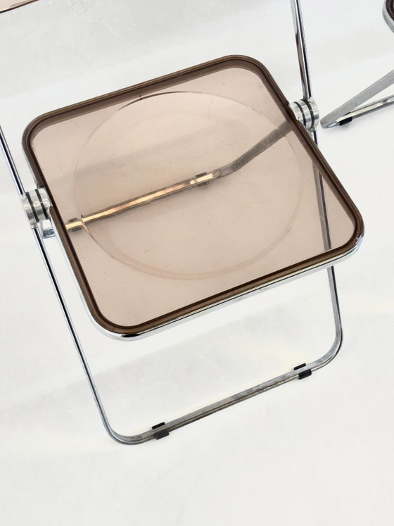 Set of 2 Plia folding chairs for Anonima Castelli by Giancarlo Piretti – Chrome (photo 9 of 17)