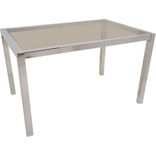 Table console vintage moderniste italienne 1970