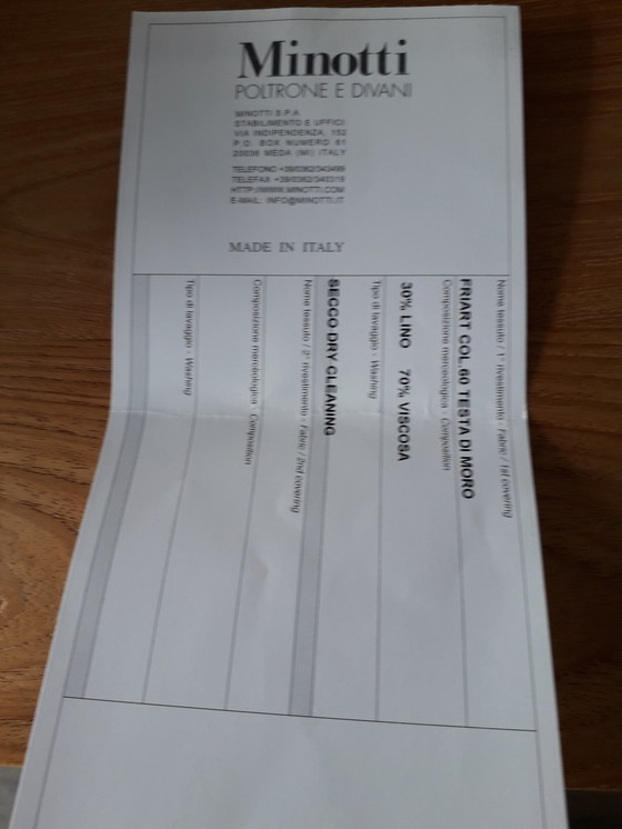 Image 1 of Minotti Bank en element en poef