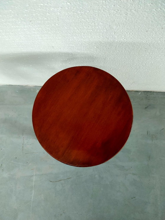 Image 1 of Tavolino laterale vintage a 3 gambe, tavolino per piante