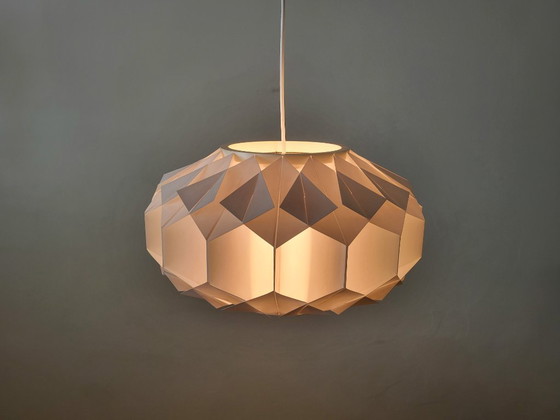 Image 1 of Vintage Facett pendant lamp by Lars Schioler for Hoyrup 1974