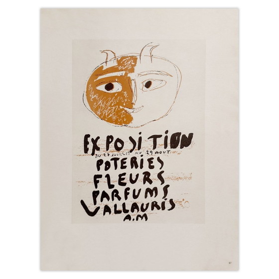 Image 1 of Pablo PICASSO AF 1948 - Poteries Fleurs Parfums II poster 1959