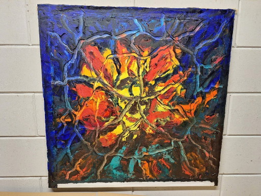 Six very beautiful paintings – schilderijen tekeningen, Canvas (photo 2 of 12)