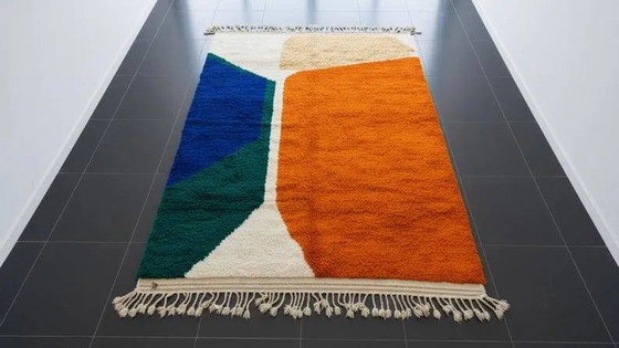 Tapis marocain, 300x200cm extra large - tapis pour salon et chambre – Wool, Cotton (photo 10 of 12)