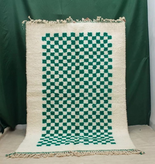 Handmade Moroccan Berber Rug, Traditional Craftsmanship, Size 1.5/2.5 M – Aime Té, vloerkleden en tapijten, Wool