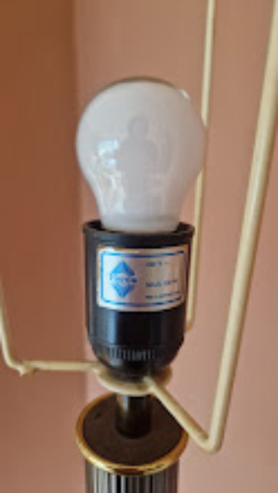 Image 1 of Lampada da terra vintage Herda in ottone