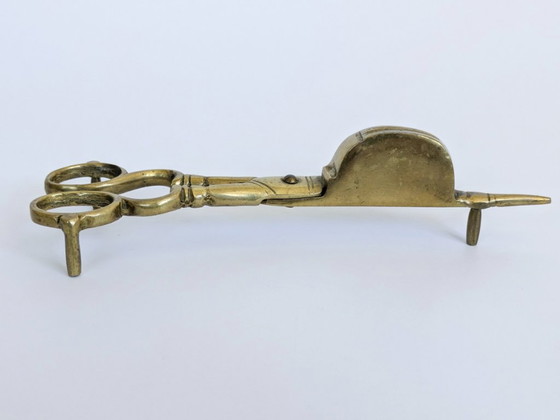 Spegnicandele vintage in ottone a forma di forbici – Oggetti decorativi, Brass (photo 7 of 15)