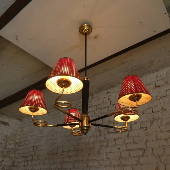 Lustre Mid-Century, France, années 1950 – Mid Century Modern (photo 2 of 7)