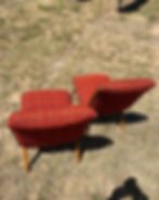 Jens Risom Poltrona Lounge Chair Anni '40 '50 Rosso Boucle Vostra Knoll – Poltrone (photo 23 of 38)