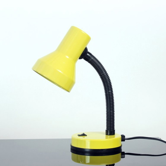 Image 1 of Yellow Rendi "Baby 2" Adjustable Desk Lamp, Czechoslovakia 1990s