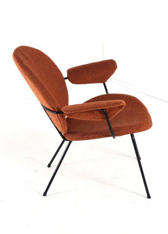 Image 1 of Fauteuil vintage Kembo recouvert de tissu 'Lith'