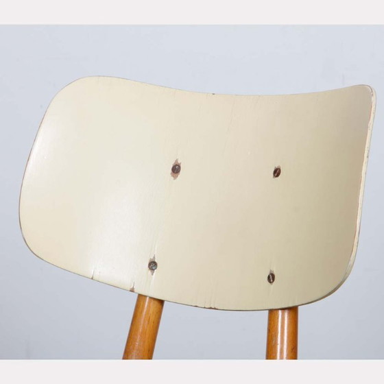 Image 1 of Groene stoel geproduceerd door Ton in de jaren 1960