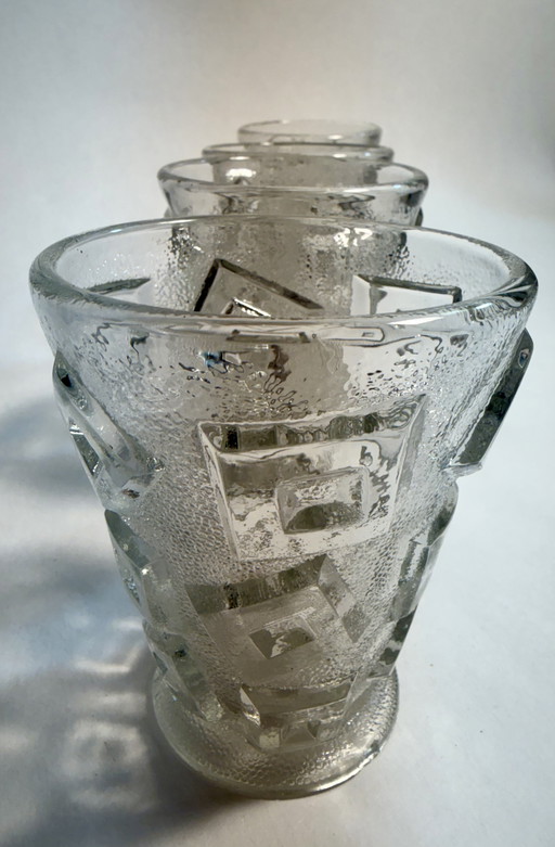 4 bicchieri Libochivice Art Deco