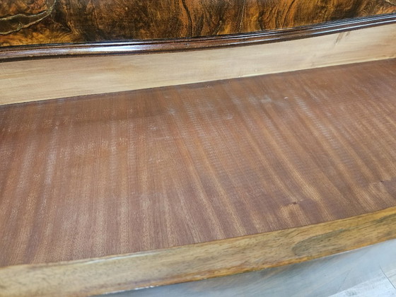 Commode Chippendale en loupe de noyer, années 1940 – Wood, Klassiek (photo 17 of 22)