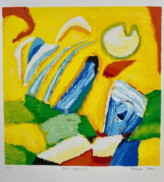 Image 1 of Serigrafía de Saskia Bremer - Nueva era a.3
