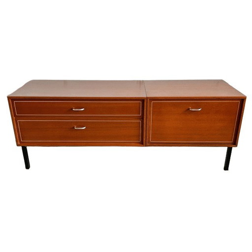 Vintage-Lowboard-TV-Schrank von Kempkes im dänischen Design aus den 1960er Jahren