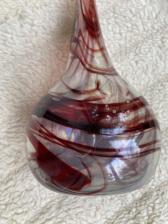 Image 1 of Elegante vaso di vetro vintage