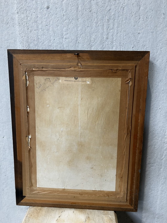 Ölgemälde 70x57 - Weiser Mann – Vintage, Gemälde & Zeichnungen, Wood, Canvas (photo 5 of 7)