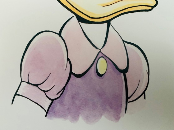 Image 1 of Handsigniert und nummeriert von Patrick Block: "Daisy Duck". Limitiert auf eine Auflage von 999 Stück. Hier #45/999.
