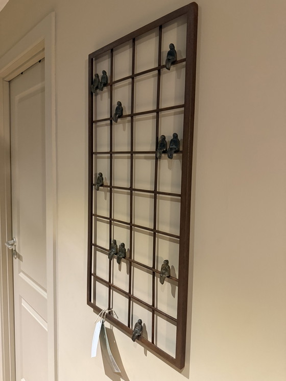 Atemberaubende Bronze-Wandskulptur „Das Fenster“ von Erli Fantini für Gardeco – Bildhauerei (photo 3 of 7)