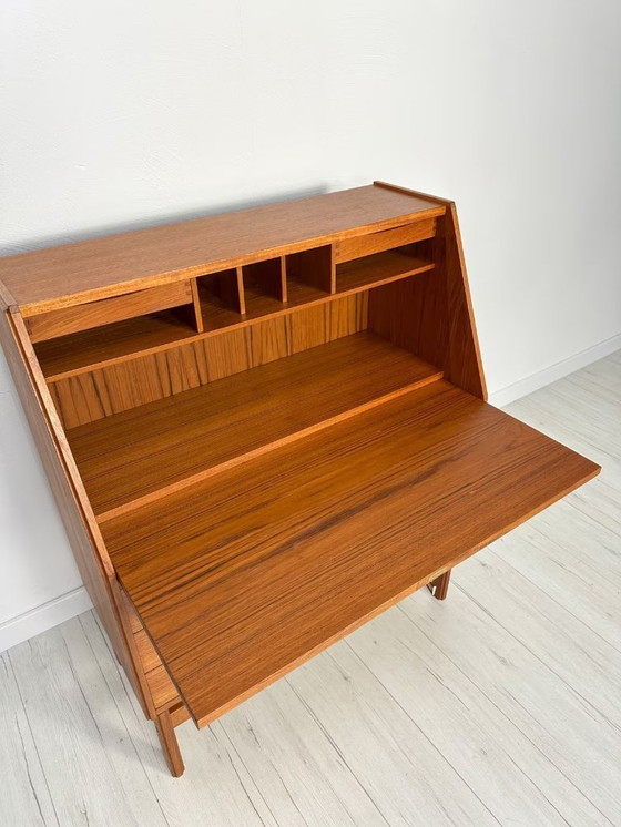 Image 1 of Segreteria danese vintage in teak di Dyrlund anni '60-'70