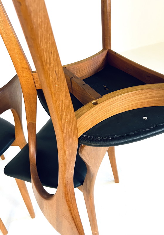 Image 1 of 4X 'Peter' Dining Chair, Niels Koefoed