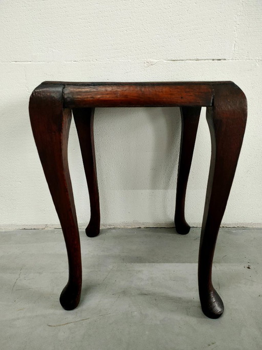 Antique 'Chippendale style' side table/coffee table (convertible leg style)